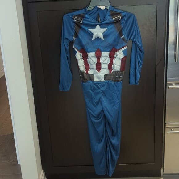 Captain America Kids Costume - Size L 10-12 NWT - Picture 4 of 4